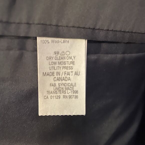 Lauren Ralph Lauren Mens Blazer 44R Navy 100% Wool Canada Made Jacket VTG 1998 - Picture 6 of 12